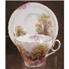 Image 1 : SHELLEY Spring Landscape Cup Saucer VINTAGE #1023809