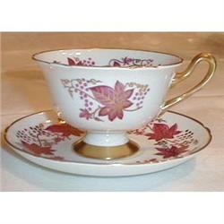 SHELLEY Ivy Cup Saucer Gainsburough BERRIES #1023826