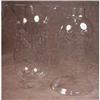 Image 1 : CANDLE Lamp Shades ETCHED Hurricanes PAIR  #1023853