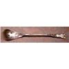Image 1 : STERLING Olive Spoon ENAMEL Handle ANTIQUE #1023872