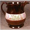 Image 1 : LUSTRE Ware Jug FLORAL Milk Pitcher ANTIQUE #1023930