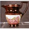 Image 1 : LUSTRE Ware SCENIC Jug Pitcher ANTIQUE #1023931