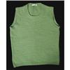 Italian Green Cashmere Sleeveles Sweater  #1023982