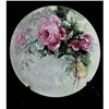 Image 1 :  JPL Limoges Cabinet Plate w/ Roses, Signed by #1023985
