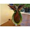 Sommerso Murano Glass Vase #1024006