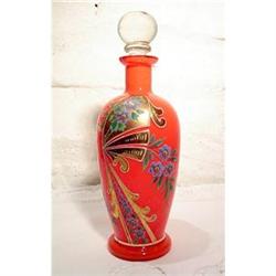 Orange Czechoslovakia Liquor Decanter #1024062