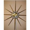 Image 1 : VINTAGE RETRO SUNBURST ELECTRIC WALL CLOCK #1024189