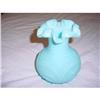 Image 1 : FENTON BLUE SATIN THUMBNAIL VASE #1024426