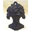 Image 1 : 1920-30s CAST IRON FLOWER BASKET DOORSTOP #1024480