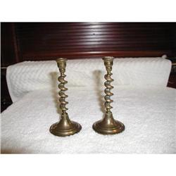 Miniature Brass Candle Sticks #1024615