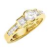 2.16 carat G VS1 yellow gold PRINCESS #1024779