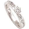 1.57 carat diamond solitaire engagement ring #1024852