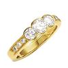 2.12 carat G VS1 yellow gold diamond ring #1024857