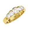 3.5 carat G VS1 yellow gold 5 stone diamond #1024858