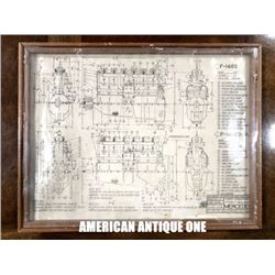 Mercedes Engine blueprint