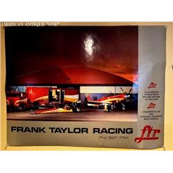 71cm Frank Taylor Racing poster