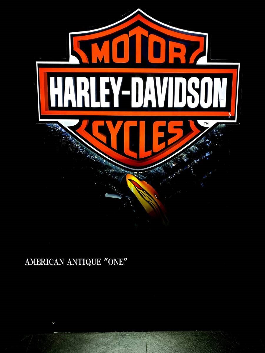 123cm Neon Harley Davidson Las Vegas Slot Machine Parts American Antique One