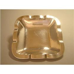 Silver  Dish  Hand  Hammered  German #999253