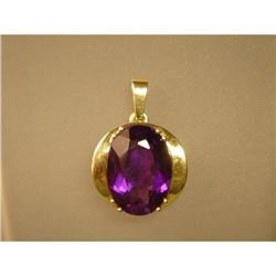Pendant 14ct. gold and Amethyst #999258