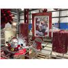 Image 2 : GROUP OF 3 LED CHRISTMAS SUCTION LIGHT COLOUR CHANGING, 4 CHRISTMAS STYLE CANDLES & SANTA & ME