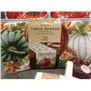 Image 2 : ASSTD GROUP OF TABLE RUNNERS (ASSTD SIZES MSRP $44.99), NAPKINS, TABLE CLOTH (60" X 120" & 52" X