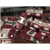 Image 2 : LARGE GROUP AUTUMN VINE DAMASK NAPKINS, SEAT COVERS, PLACEMATS & TABLE CLOTHS (APPROX  60" X 84")