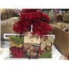 Image 2 : SERENE LEAVES TABLE RUNNER (13" X 36") MSRP $22.99 & HARVEST FLORAL ARRANGEMENT (MSRP $29.99)