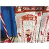Image 2 : SUPER SWINGING SANTA PLAYS 15 CHRISTMAS CAROLS, LED LIGHTS - 40" TALL ADAPTER OPERATED