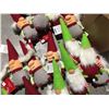 Image 2 : GROUP OF 4 ASSTD GINGERBREAD HOUSES & BOX OF CHRISTMAS BALLS & NORM THE GNOMES