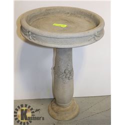 CONCRETE BIRDBATH 16" X 23"