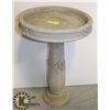 Image 1 : CONCRETE BIRDBATH 16" X 23"