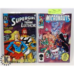SUPERGIRL #1 MICRONAUTS #1 COLLECTORS COMIC