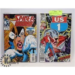 SPIDER WOMAN #1, US #1 COLLECTORS COMICS 2-PAC