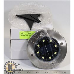 LOT OF 4 NEW LED SOLAR STUDS