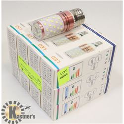 LOT OF 12 NEW LED LIGHT BULBS - 6000K
