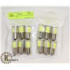 Image 1 : LOT OF 12 NEW RV/AUTO LED BULBS - COOL WHITE