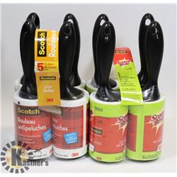 8 NEW LINT ROLLERS