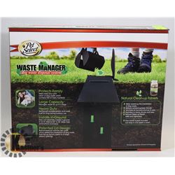 NEW WASTE MANAGER: DOG WASTE DISPOSAL SYSTEM