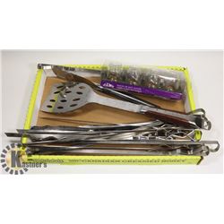 BAR-B-Q TOOLS SHISH KABOB HOLDERS,SHOT GLASSES