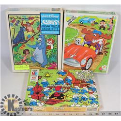 CLASSIC PUZZLE LOT (3 PUZZLES)
