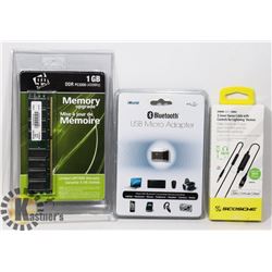 SEALED ITEMS IWORLD BLUETOOTH USB MICRO ADAPTER