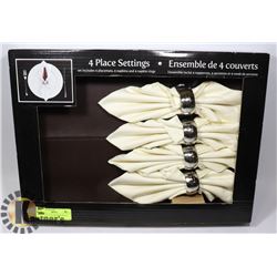NEW LOFT COLLECTION 4 PLACE SETTING -