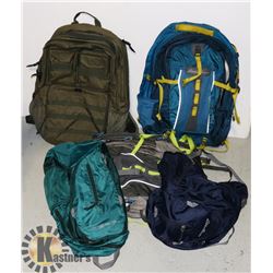 LOT OF USED EDDIE BAUER BAGS