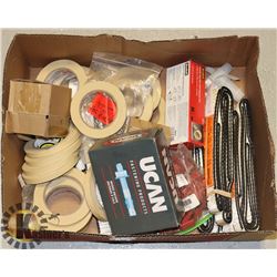BOX F ASSORTED ITEMS: SLINGS AND MORE