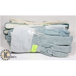 6 PAIRS OF NEW WORK AND OR WELDING GLOVES