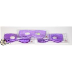 LOT OF 3 HOT/COLD EYE MASKS, GREAT FOR MIGRAINE