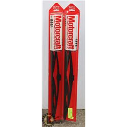 LOT OF 2 MOTORCRAFT AEROFOIL 20" WINDSHIELD WIPERS