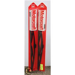 LOT OF 2 MOTORCRAFT AEROFOIL 20" WINDSHIELD WIPERS