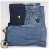Image 1 : THREE ASSORTED SIZE KIDS JEANS