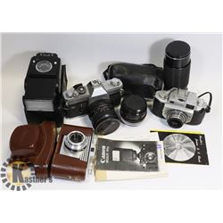 CANON FTB CAMERA W/LENS PLUS